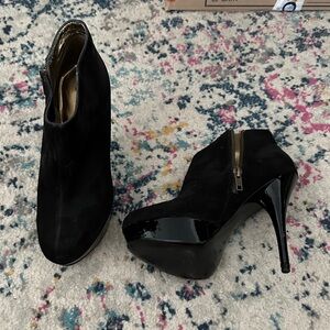 Black High Heel Ankle Boots Steve Madden
